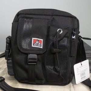 Ben Davis Waist, Shoulder Compartments Cross Body Bag Black